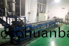 鋼(gang)帶熔螎成型造粒(li)機(ji)用(yong)戶現(xian)場